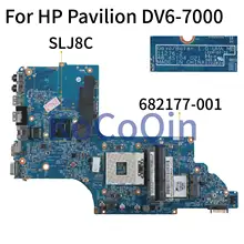 KoCoQin материнская плата для ноутбука hp Pavilion DV6-7000 HM77 Core SLJ8C материнская плата 682177-001 682177-501 11276-2 48.4st005021 протестирована