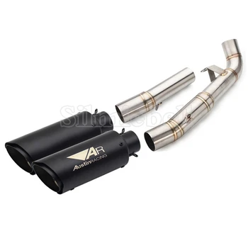 

2PCS Exhaust Motorcycle Escape For Kawasaki Z1000 Exhaust 2007-2009 AR Austin Racing Exhaust Muffler Scooter Exhaust Full System