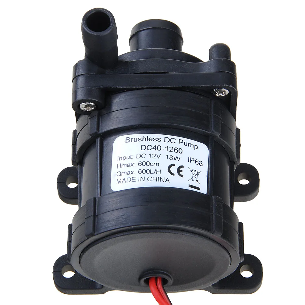 Водяной насос DC12V/1000mA Солнечный Мощность циркуляции горячей безщеточный Аквариум Пруд погружные насосы