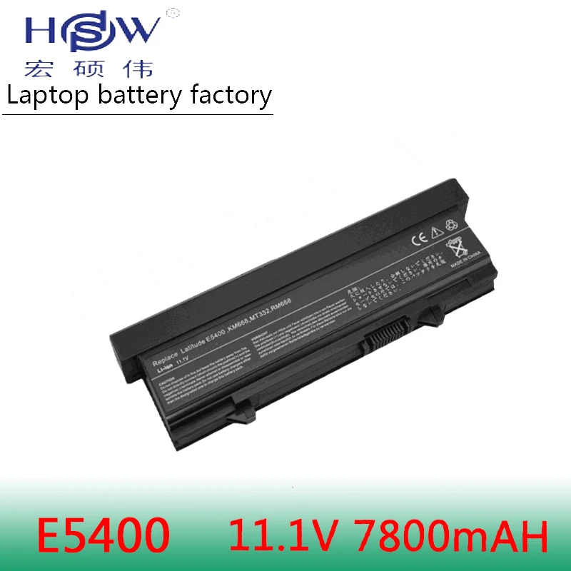 

7800mAh 9 Cell Battery for Dell Latitude E5400 E5410 E5500 E5510 RM661 RM668 T749D U116D W071D WU841 WU843 WU852 X064D