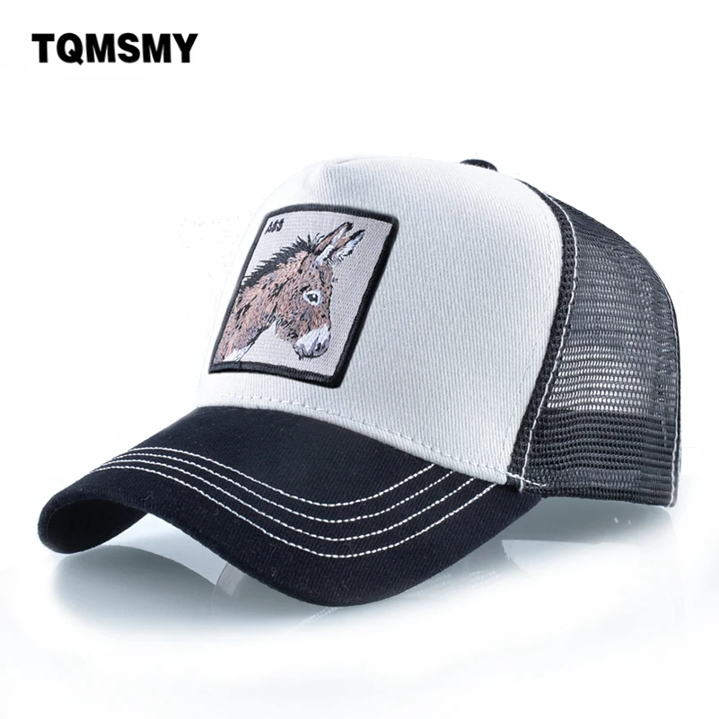 

Unisex bone Embroidery donkey Baseball Cap men Snapback Caps man's dad hat Breathable Mesh sun hats for women Hip Hop cap Gorras