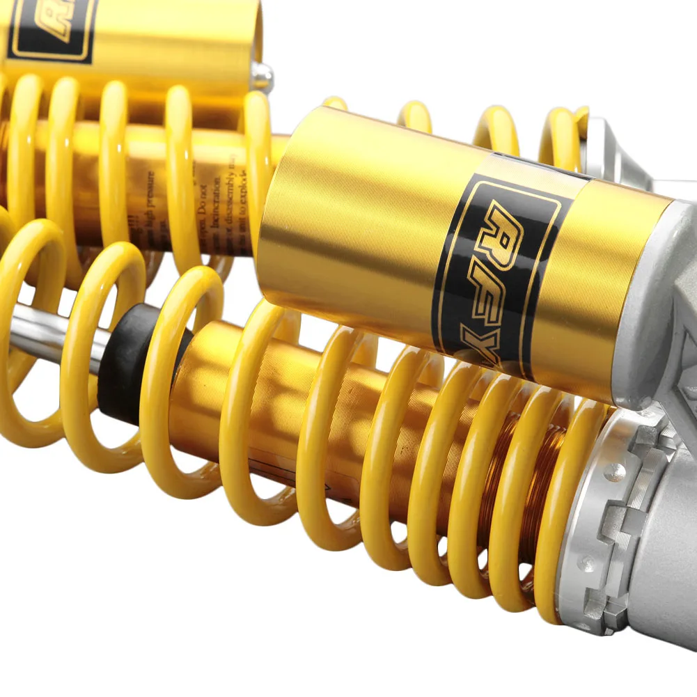 GZYF 12.5" inch 320mm 7mm Spring Motorbike Motor Nitrogen Air Shock Absorbers Supension Damper Damping Cushion Universal Motorcycle For Honda Suzuki Yamaha Kawasaki ATV Go Kart Quad Dirt Sport Bikes motorcross