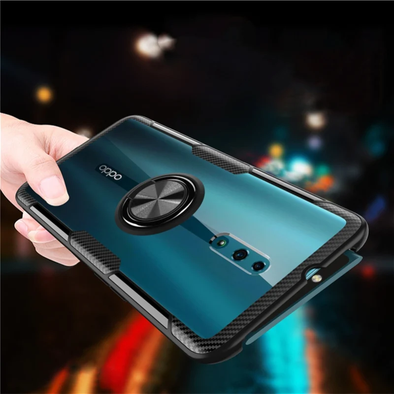 Прозрачный Акриловый чехол для OPPO Reno2 2 жесткий противоударный накладка Reno 2Z 2F 10X