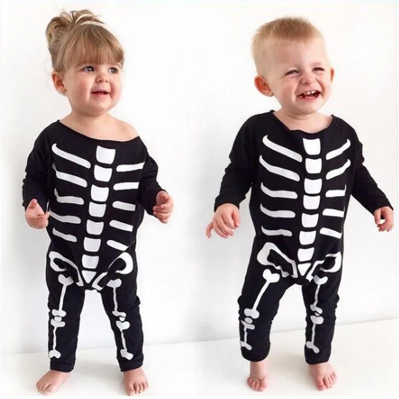 newborn skeleton onesie