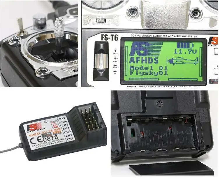 6 channel transmitter and receiver