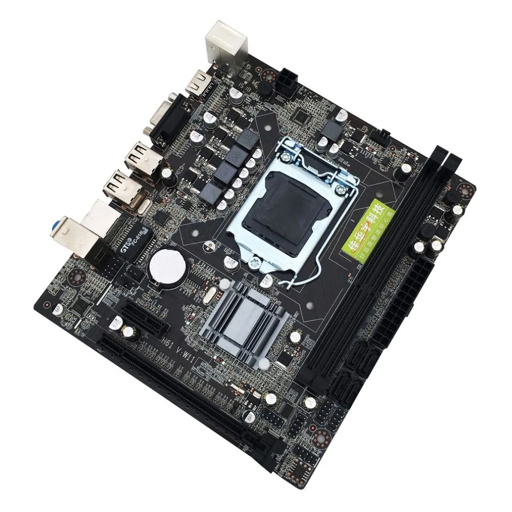 

H61 Desktop Computer Mainboard Motherboard LGA 1155 Pin CPU Interface Upgrade USB2.0 VGA DDR3 1600/1333 Motherboard with Intel