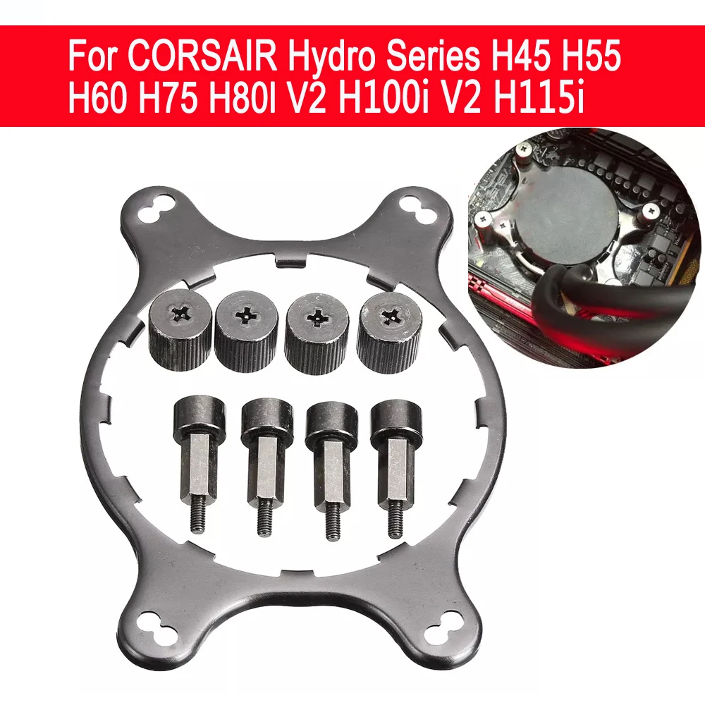 AM4 Water Cooling Cooler Mounting Bracket Kit For CORSAIR Hydro Series H45 H55 H60 H75 H80I H100i V2 H115i - AliExpress Computer Office