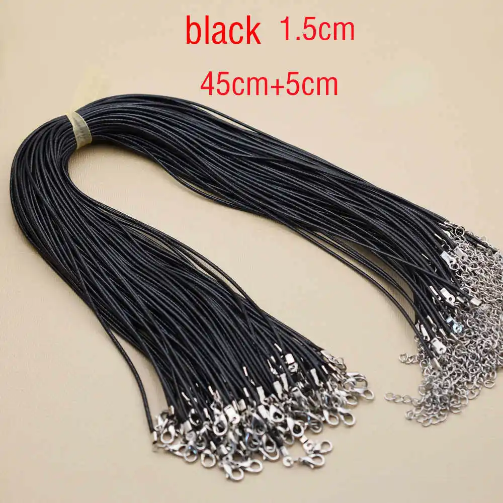 10pieces Waxed Cotton 2mm 1.5mm Wax 