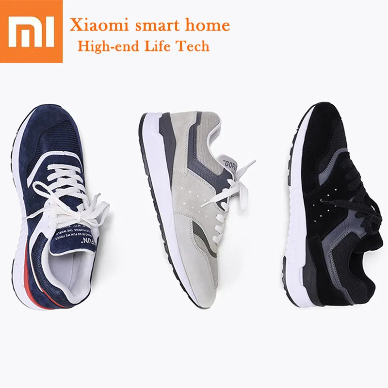 

Xiaomi 90 Point Leather Retro Casual Shoes Soft Comfortable Foot Sports Shoes Breathable Refreshing Mesh Sneakers Men Fashion