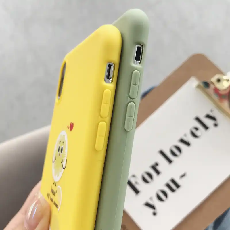 Fruit Mat Vert Pastèque Jaune Citron Doux Tpu Coque De Téléphone Pour Apple Iphone 8 7 6 6 S Plus X Xs Max Xr 5 S Se 5 été Frais