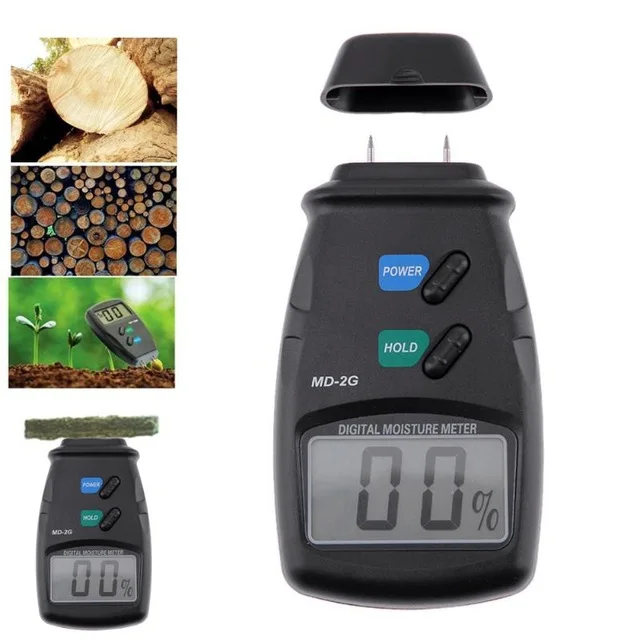 

MD-2G Digital Lumber Wood Moisture meter tester 2-pin Moisture Meters LCD Display