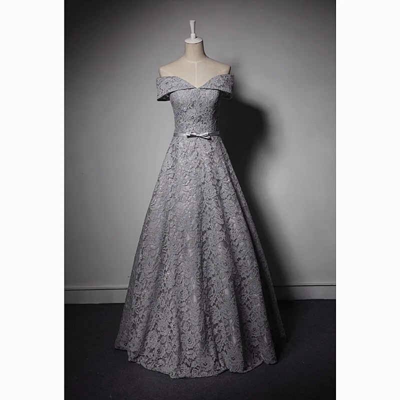 silver matron of honor dresses