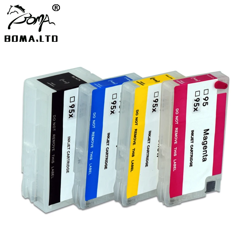 

BOMA.LTD 955 955XL 959 Refill Cartridge For HP OfficeJet 7740 7730 7720 8710 8715 8718 8719 8740 Printer Show ink Auto Rese Chip