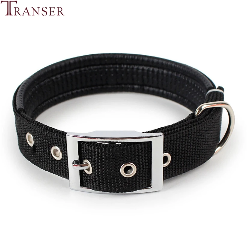 

Transer Adjustable Nylon Solid Dog Collar Pin Buckle Pet Neckstrap Pets Collars for Small Medium Large Dogs Pet Supply 90109