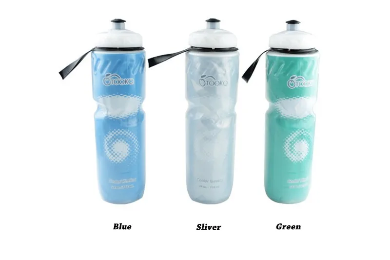 Cycling Pressing Water Bottle Outdoor Sports Camping Bicycle Plastic Keep Water Cold Bottle Double Layer Insulation Bottle U0001 (9)