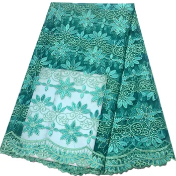 

2018 High quality nigerian french lace african lace fabric for party dress Free shipping HJ1159-1