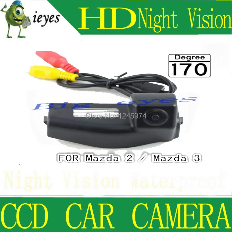 CCD Car Rear View Backup Camera for Mazda 2 / Mazda 3 free shipping