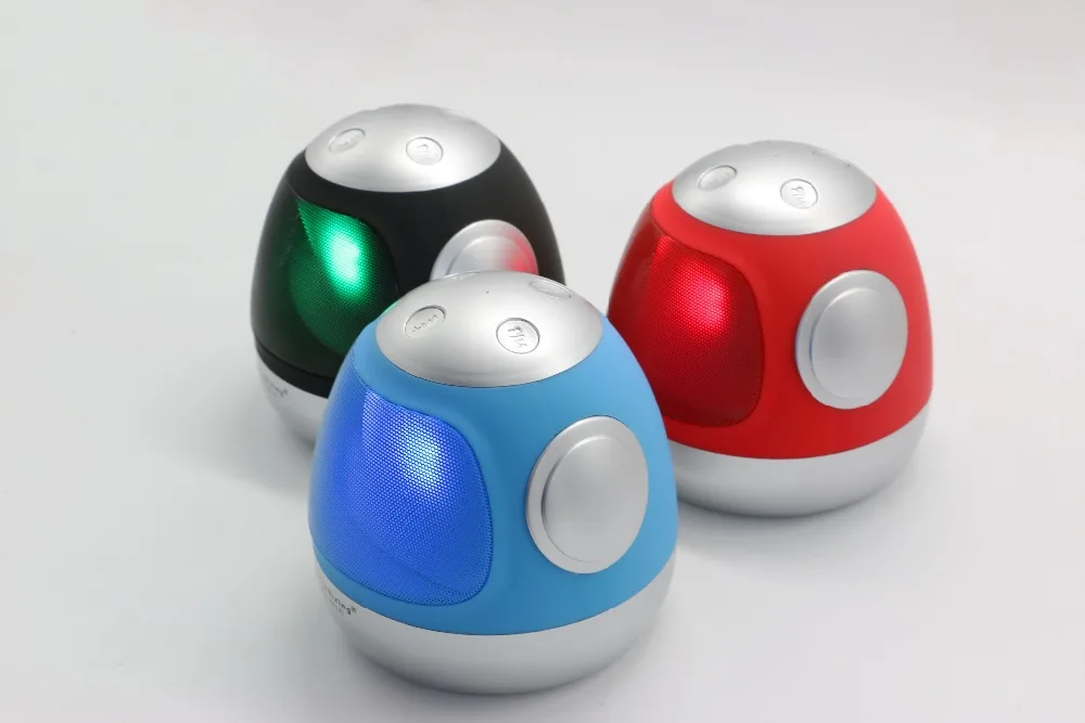 Robot Bluetooth Speaker Bass Portable Wireless Speakers LED Lamp With