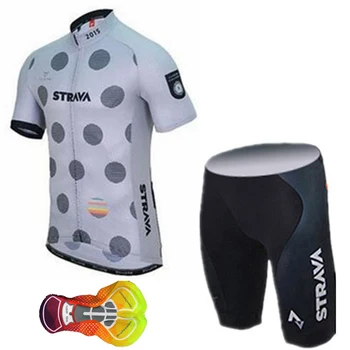 

2020 Strava Cycling jersey Men kit Bike Clothing Quick-dry Bicycle Wear/Short Sleeve cycle clothes Sets Ropa Ciclismo Uniformes