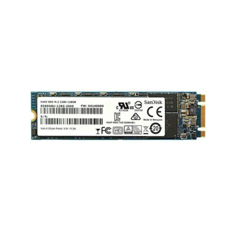 SanDisk SSD m2 m.2 128GB SSD X400 SSD m2 2280 Solid State Drive SD8SN8U-128G-1002 Festplatte Festpl
