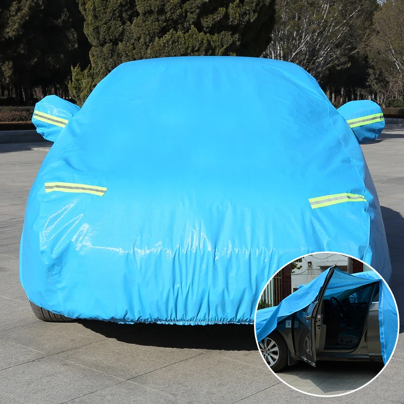 

Car wind Custom Oxford Waterproof Thicken Case For vw toyota Car Sunshade Snow Protection Dustproof rainproof Full Car Cover