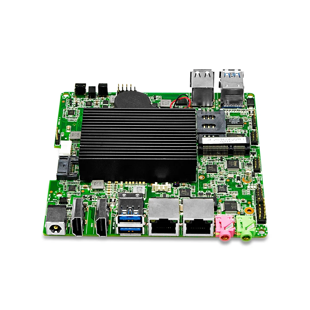 Мини ПК Celeron J3060 безвентиляторный 2 Lan 3 дисплей COM X86 Linux как брандмауэр роутер