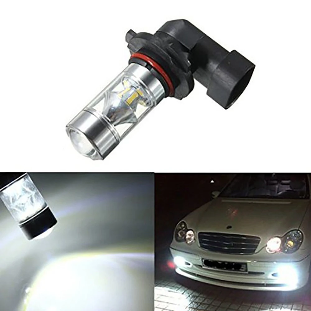 1pcs 9006 HB4 12SMD 100W LED High Power Fog Day Running Light DRL Driving lights Bulb White