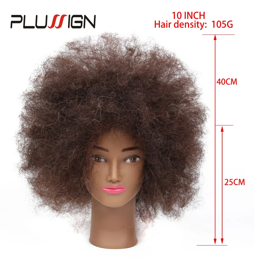 natural hair mannequin head