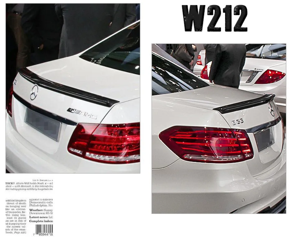 High Quality Carbon Fiber Spoiler Rear Wing Spoiler Trunk Lid Diffuser