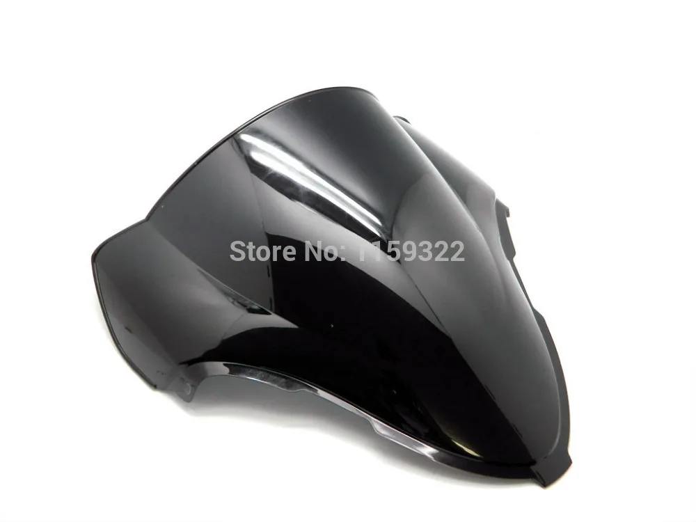 Для Suzuki GSXR 1300 Hayabusa 1999-2007 черный двойной пузырьковый ветровой экран лобовое стекло щит экран ветровой дефлектор