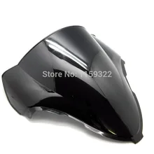 Для Suzuki GSXR 1300 Hayabusa 1999-2007 черный двойной пузырьковый ветровой экран лобовое стекло щит экран ветровой дефлектор