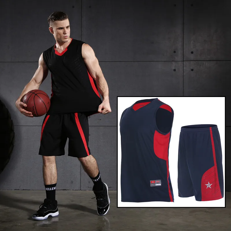 Buy VANSYDICAL Men's Basketball Training Suit Set High