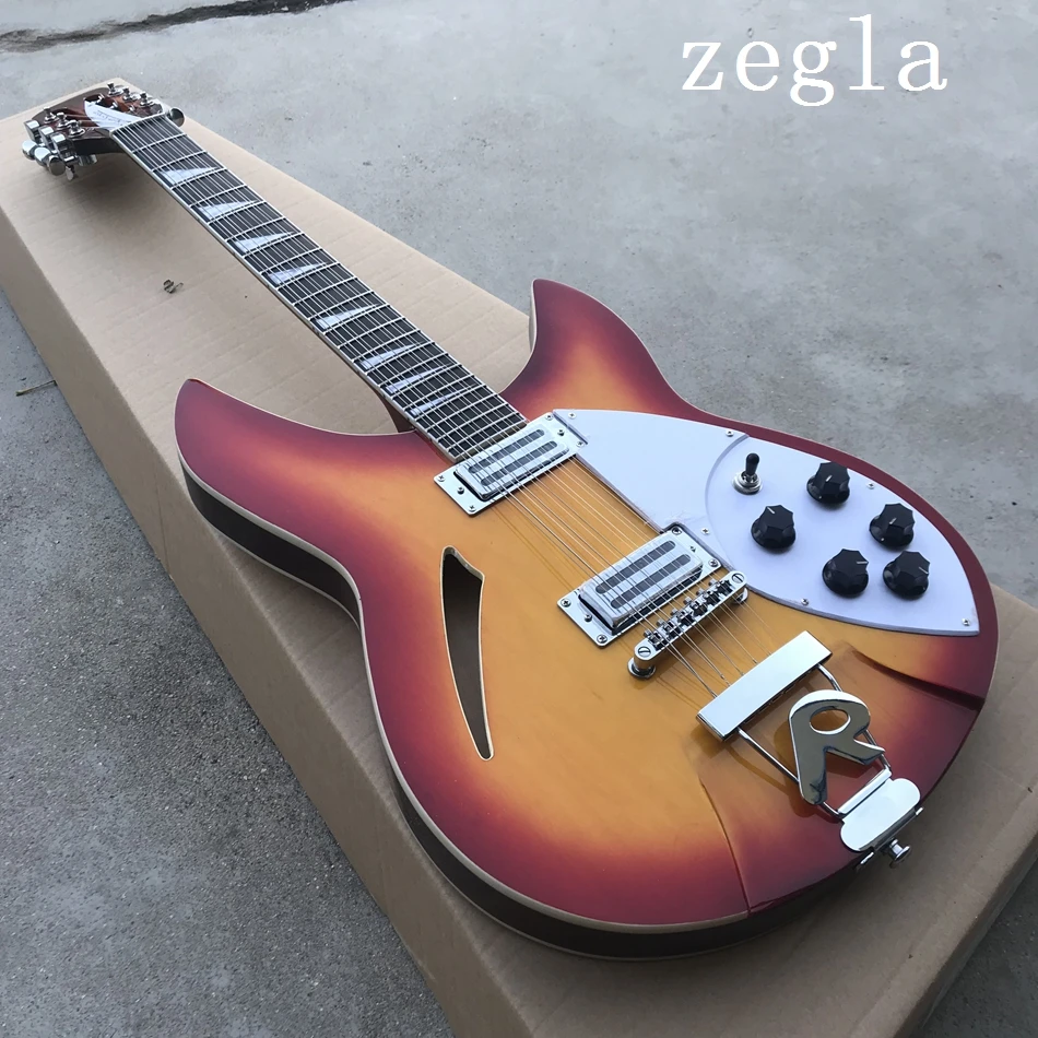 

NEW Rick 360 Electric guitar 12 strings guitar in Cherry burst color, All Color are available, Wholesale,free shipping,Hot Sale!