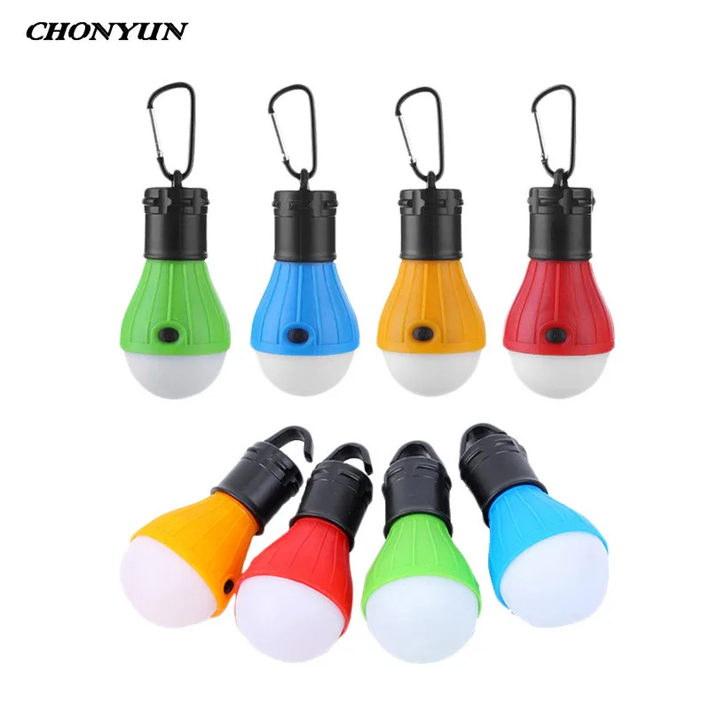

Camping Equipment Mini Portable Tent Light Led Bulb Outdoor Waterproof Hanging Hook Emergency Lamp For Hiking Tent Soft Light