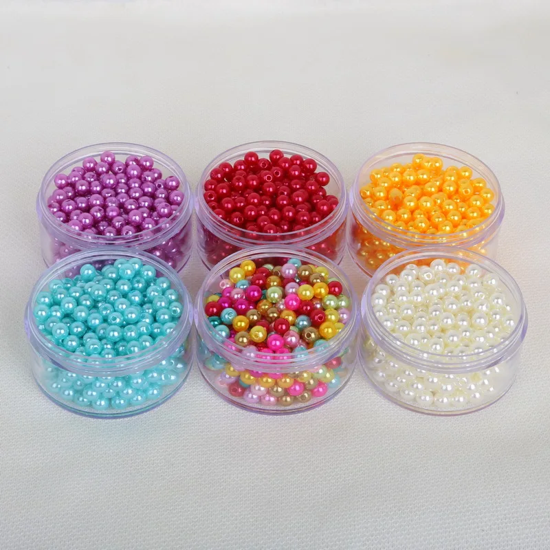 

Hot Sale 4 6 8 10mm Mixed Color Round Imitation Pearl Beads For Jewelry Making Fit Handmade DIY Bracelet Necklace