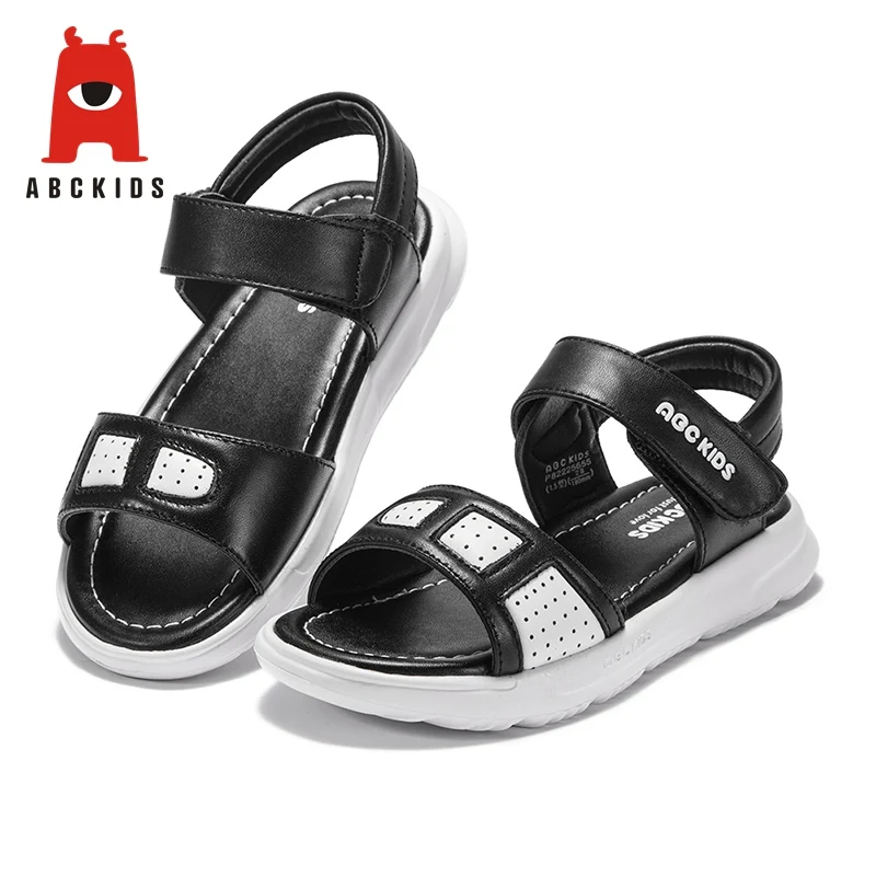 ABC KIDS 2019 Summer Kids Baby Boy Black White Shoes Anti-slip Sandals Striped Design Walking Shoes ABC KIDS 2019 Summer Kids Baby Boy Black White Shoes Anti-slip Sandals Striped Design Walking Shoes