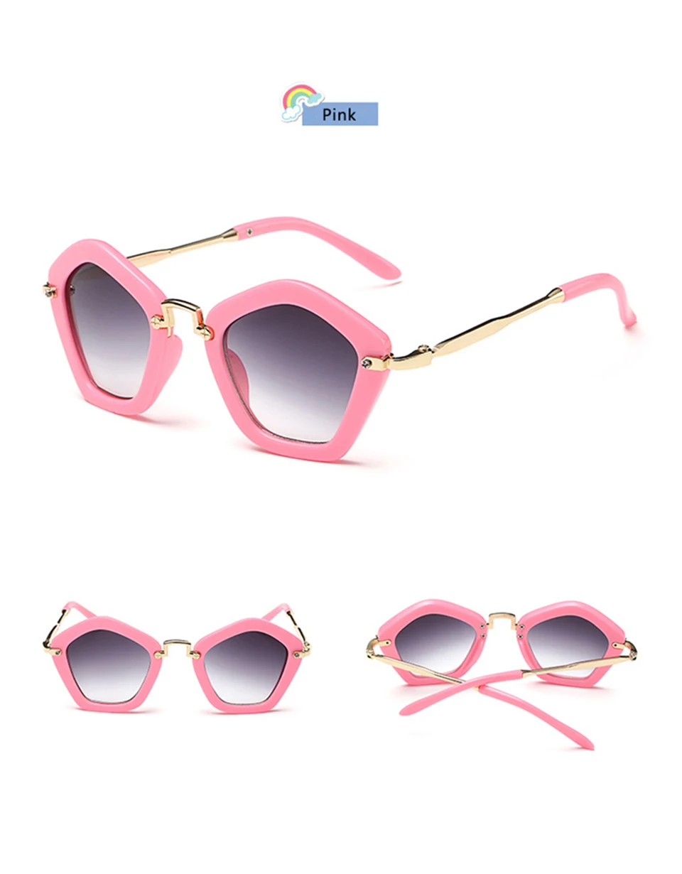 jumlai Kids Sunglasses 2019 Brand Trendy Polygon Children Boys Girls Sun Glasses Sun Shades Baby Glasses Eyeglasses Goggles   (7)
