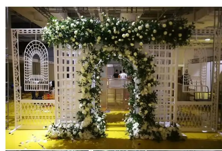 Железный художественный стиль Арка сценический Декор Фон большая свадебная Триумфальная арка Свадебная железная художественная арка