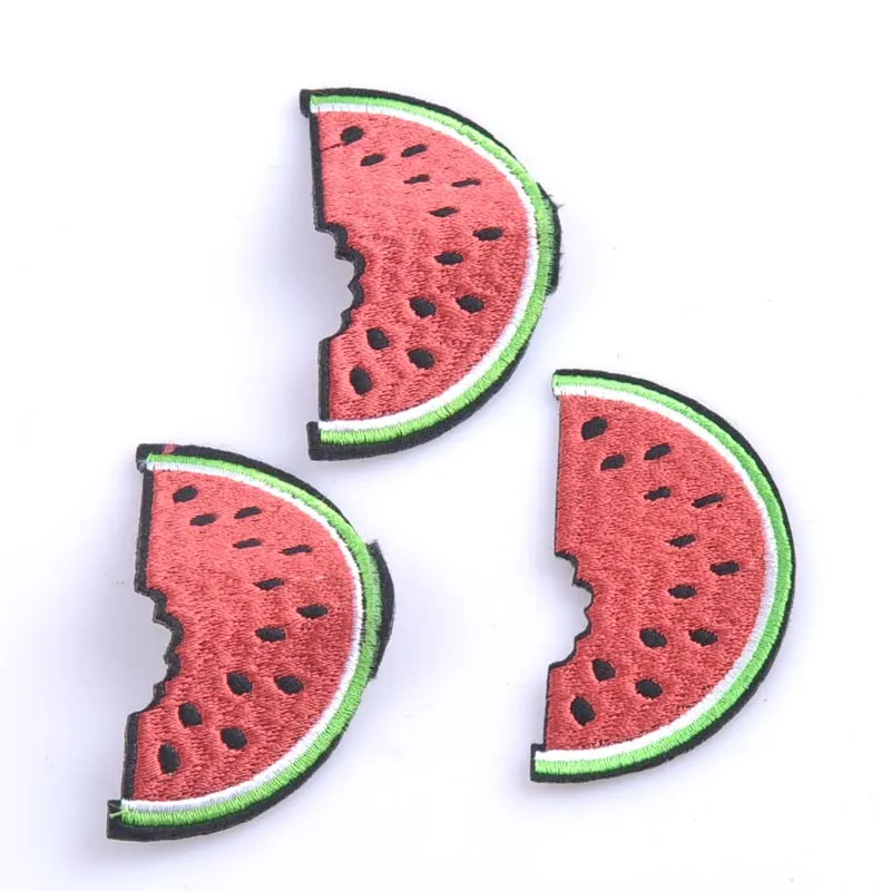 3pcs Patch DIY Watermelon Patches For Kids Clothes Sew on Embroidered