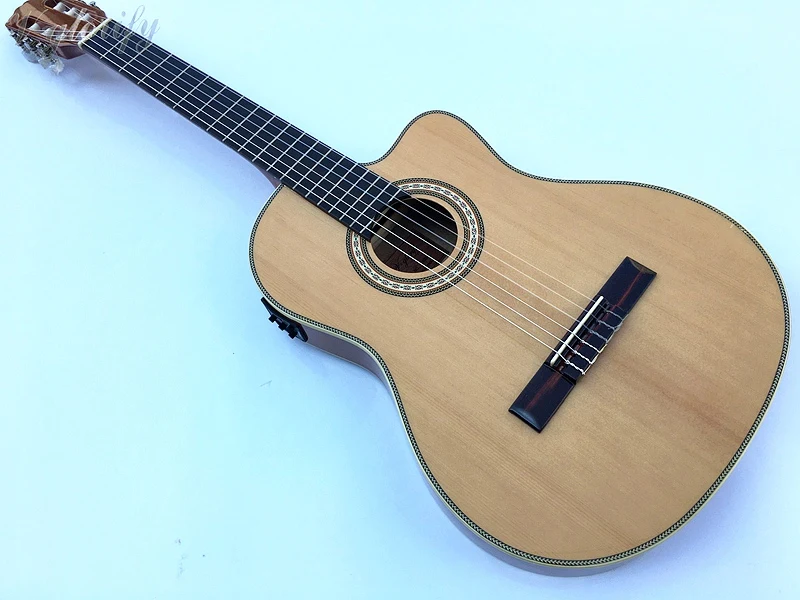 

cutway thin body classic guitar full mahogany