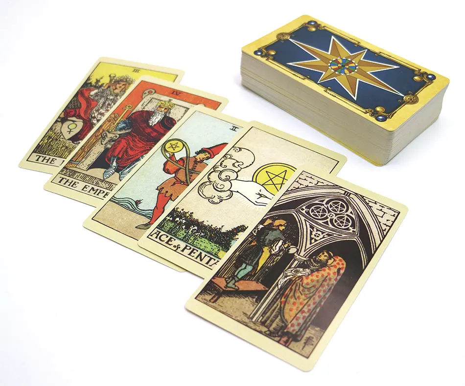 Лучистый наездник wait tarot карты полный английский заводской Таро колода Смита с красочной коробкой, карточная игра, настольная игра