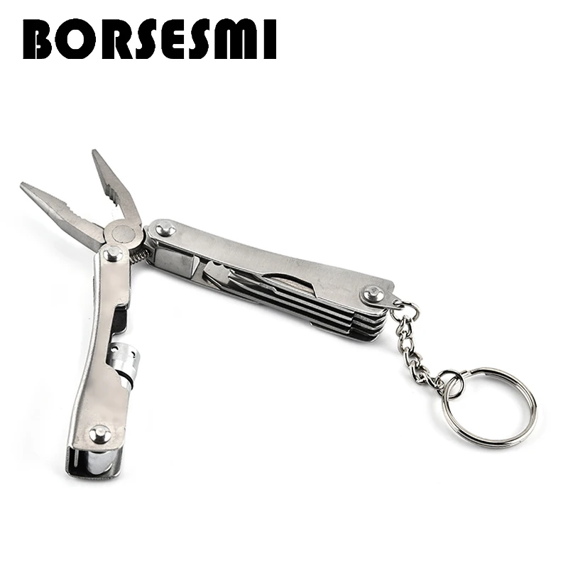 Hot sale multipurpose pliers with LED lights stainless steel mini