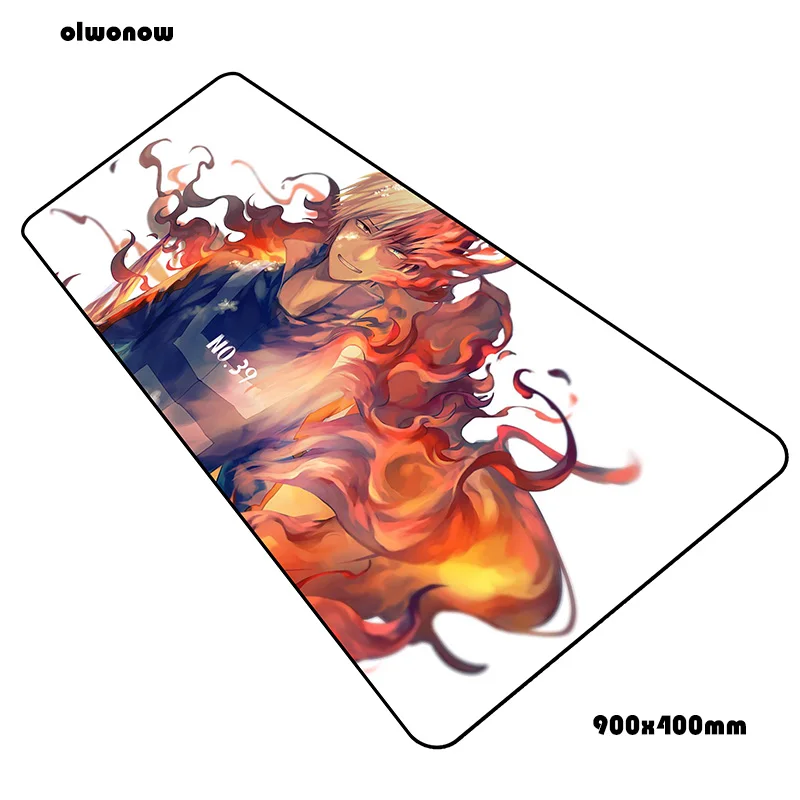 Игровой коврик для мыши my hero Academy padmouse 900x400x3 мм игровой коврик для мыши на день рождения геймер компьютерный стол гелевый коврик notbook mousemate pc