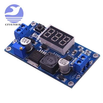 

10PCS/LOT XL6009 Boost Step-up Module Power Supply LED Voltmeter Adjustable boost module with digital voltage meter display