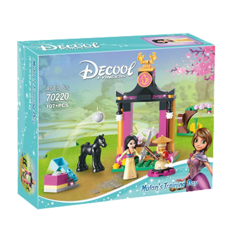 

2019 Disneying "Mulan's" Live-action Building Blocks Go To Army for The Father Amily Temp Friends 41151 Bricks Toys for Children
