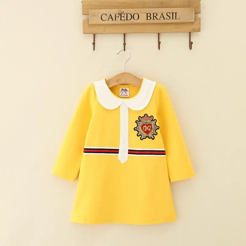 Детское платье с героями мультфильмов для девочек платье принцессы с длинными рукавами и вышивкой вечерние свадебные платья для маленьких детей розничная JN641