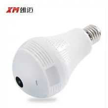XM Panoramic 360 VR 960P 1080P 3MP HD IP Camera Smart LED Lights Cam Starlight night vision Bulb Home Security Camera