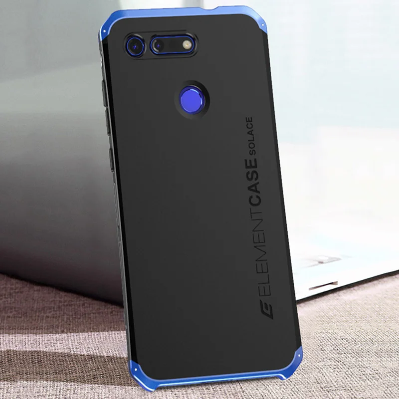 Чехол s для huawei Honor V20, чехол, жесткая задняя часть, ПК, металлический бампер, деловой чехол, чехол для телефона 6,4 ''для Honor V 20 PCT-AL10, металлический корпус
