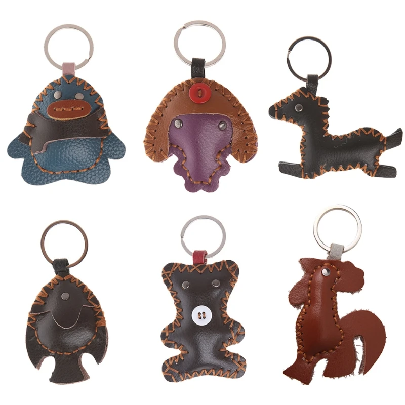 

THINKTHENDO New Cute Leather Animal Small Bag Accessories Decoration Collectible Pendant Fashion Charm Item