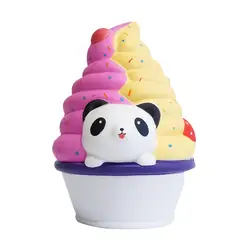 Милые Сквош Антистресс игрушка Squishies панда мороженое ароматический крем замедлить рост игрушка-Антистресс игрушка